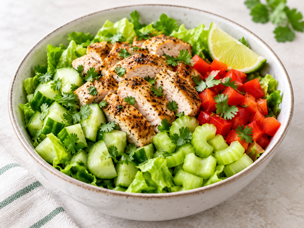 Fresh Start Veggie with Chicken Bowl 