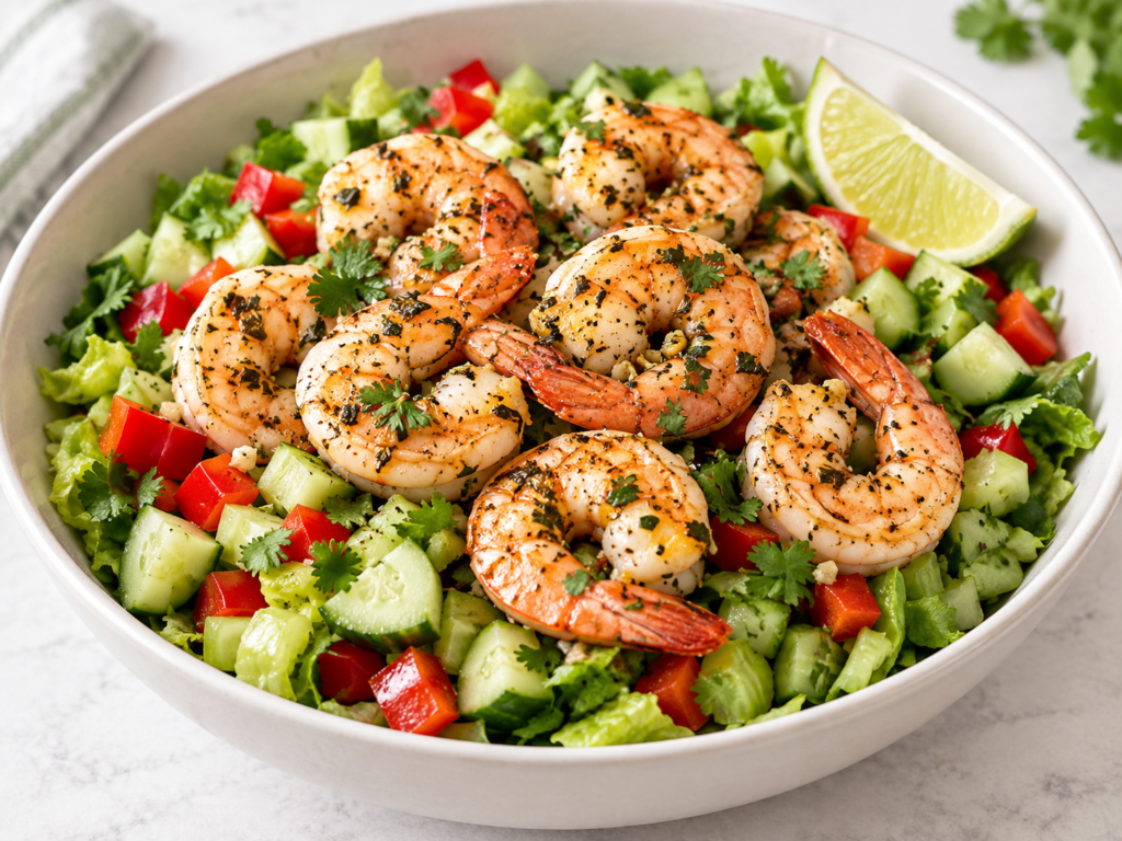 Sage Garlic Shrimp Bowl